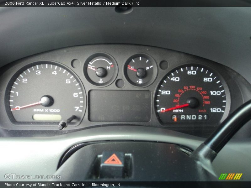 Silver Metallic / Medium Dark Flint 2006 Ford Ranger XLT SuperCab 4x4