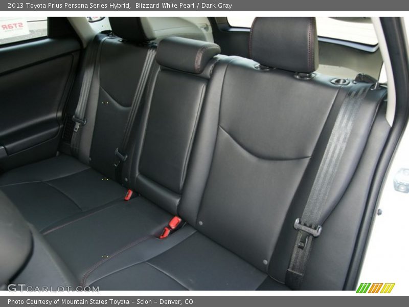 Blizzard White Pearl / Dark Gray 2013 Toyota Prius Persona Series Hybrid