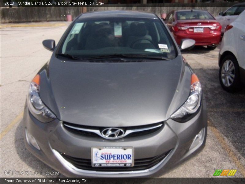 Harbor Gray Metallic / Gray 2013 Hyundai Elantra GLS