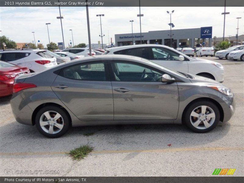 Harbor Gray Metallic / Gray 2013 Hyundai Elantra GLS