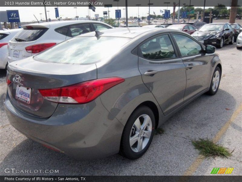 Harbor Gray Metallic / Gray 2013 Hyundai Elantra GLS