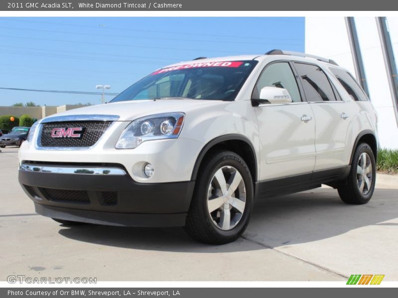 White Diamond Tintcoat / Cashmere 2011 GMC Acadia SLT