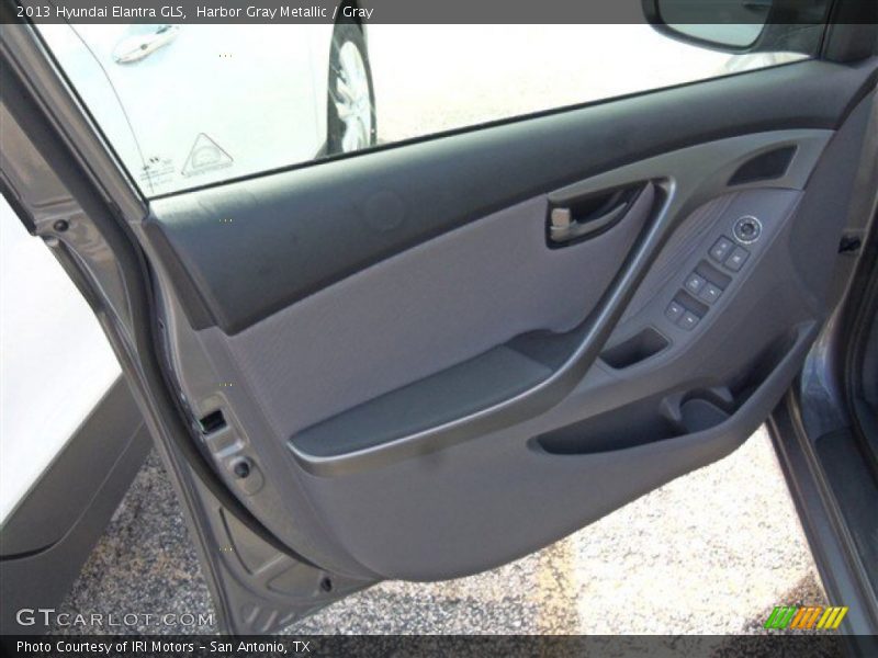 Harbor Gray Metallic / Gray 2013 Hyundai Elantra GLS