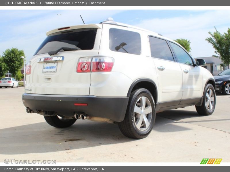 White Diamond Tintcoat / Cashmere 2011 GMC Acadia SLT