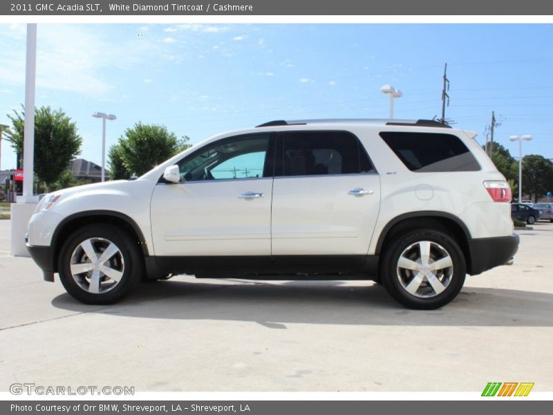 White Diamond Tintcoat / Cashmere 2011 GMC Acadia SLT