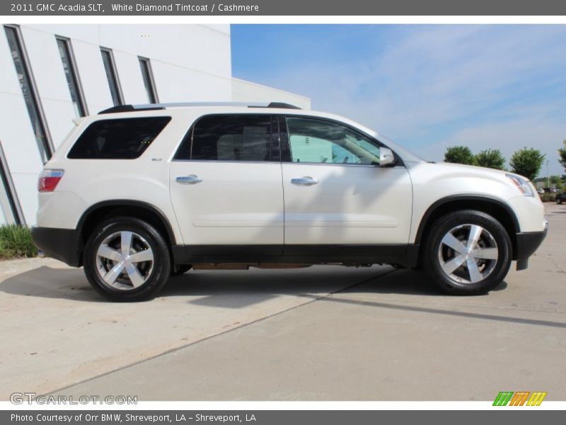 White Diamond Tintcoat / Cashmere 2011 GMC Acadia SLT