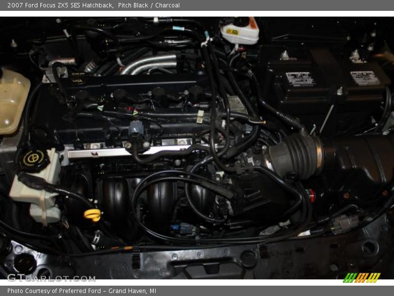 Pitch Black / Charcoal 2007 Ford Focus ZX5 SES Hatchback