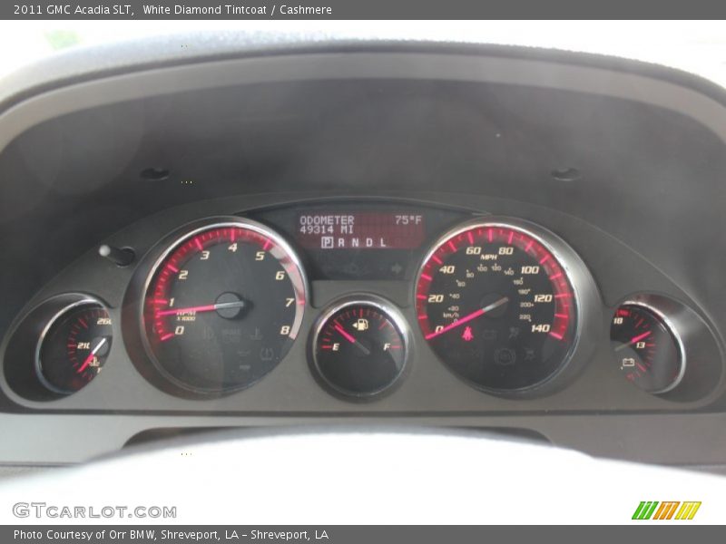 White Diamond Tintcoat / Cashmere 2011 GMC Acadia SLT