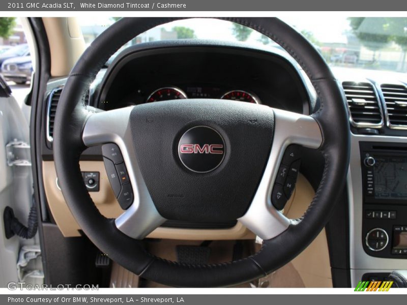 White Diamond Tintcoat / Cashmere 2011 GMC Acadia SLT