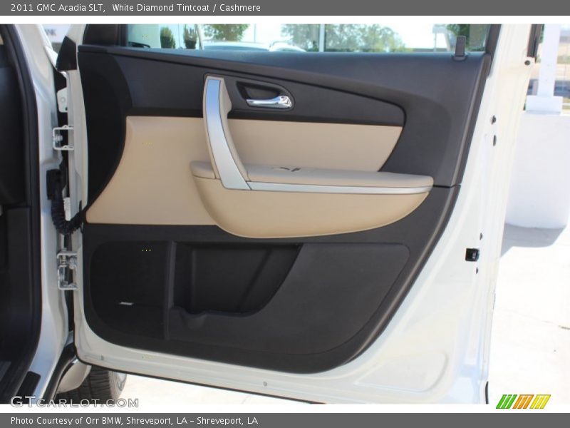 White Diamond Tintcoat / Cashmere 2011 GMC Acadia SLT