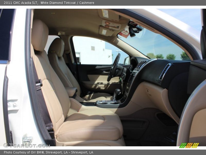 White Diamond Tintcoat / Cashmere 2011 GMC Acadia SLT