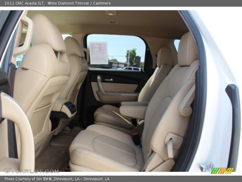 White Diamond Tintcoat / Cashmere 2011 GMC Acadia SLT