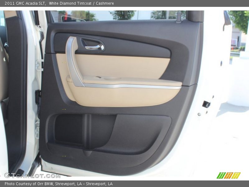 White Diamond Tintcoat / Cashmere 2011 GMC Acadia SLT