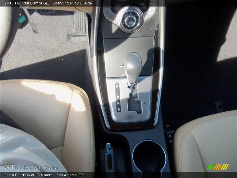 Sparkling Ruby / Beige 2013 Hyundai Elantra GLS