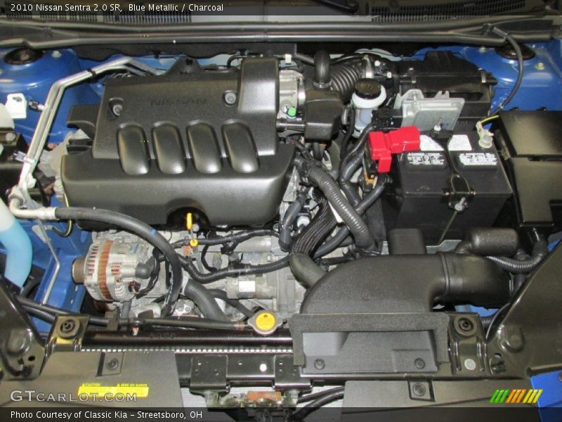 Blue Metallic / Charcoal 2010 Nissan Sentra 2.0 SR