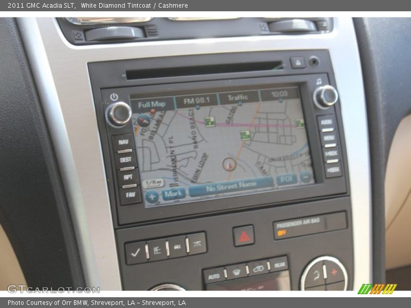 White Diamond Tintcoat / Cashmere 2011 GMC Acadia SLT