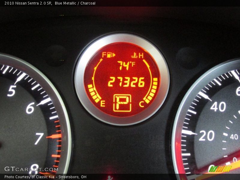 Blue Metallic / Charcoal 2010 Nissan Sentra 2.0 SR