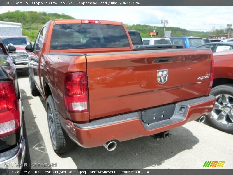 Copperhead Pearl / Black/Diesel Gray 2013 Ram 1500 Express Crew Cab 4x4