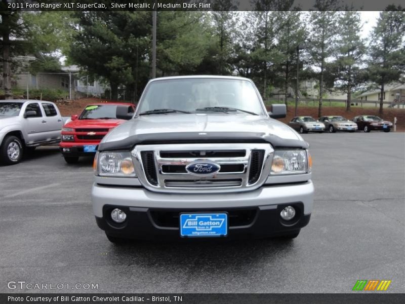 Silver Metallic / Medium Dark Flint 2011 Ford Ranger XLT SuperCab