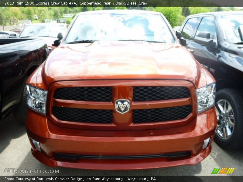 Copperhead Pearl / Black/Diesel Gray 2013 Ram 1500 Express Crew Cab 4x4