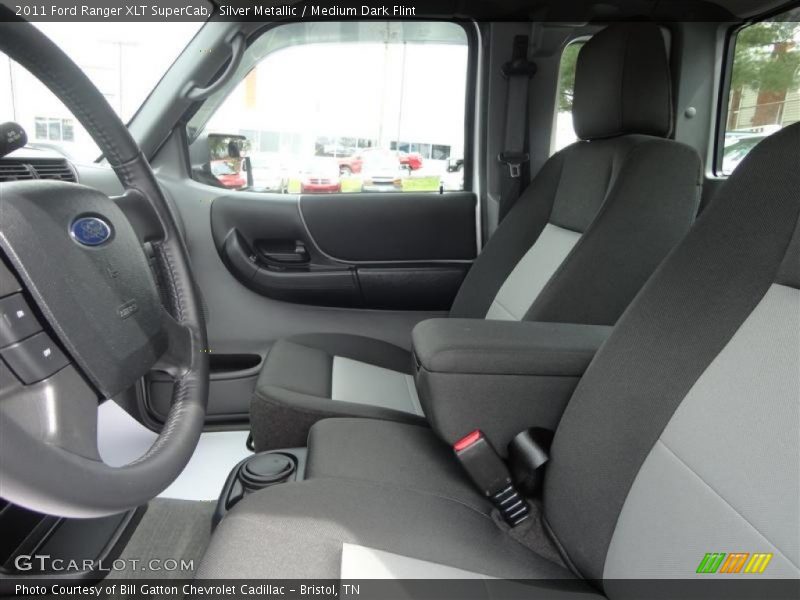 Silver Metallic / Medium Dark Flint 2011 Ford Ranger XLT SuperCab