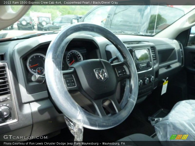 Copperhead Pearl / Black/Diesel Gray 2013 Ram 1500 Express Crew Cab 4x4