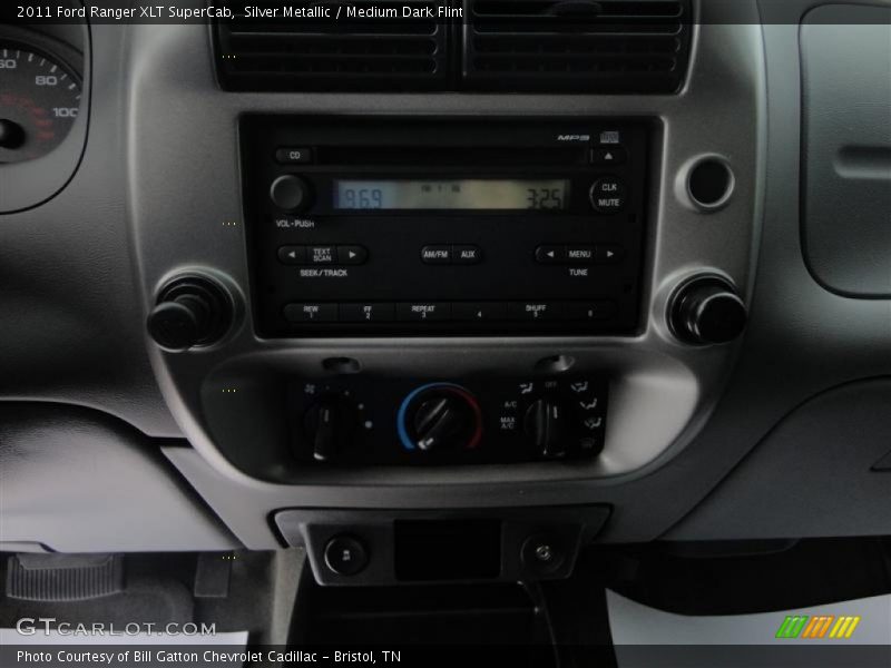 Silver Metallic / Medium Dark Flint 2011 Ford Ranger XLT SuperCab
