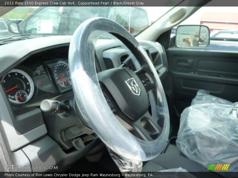 Copperhead Pearl / Black/Diesel Gray 2013 Ram 1500 Express Crew Cab 4x4