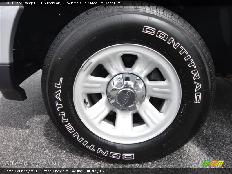 Silver Metallic / Medium Dark Flint 2011 Ford Ranger XLT SuperCab