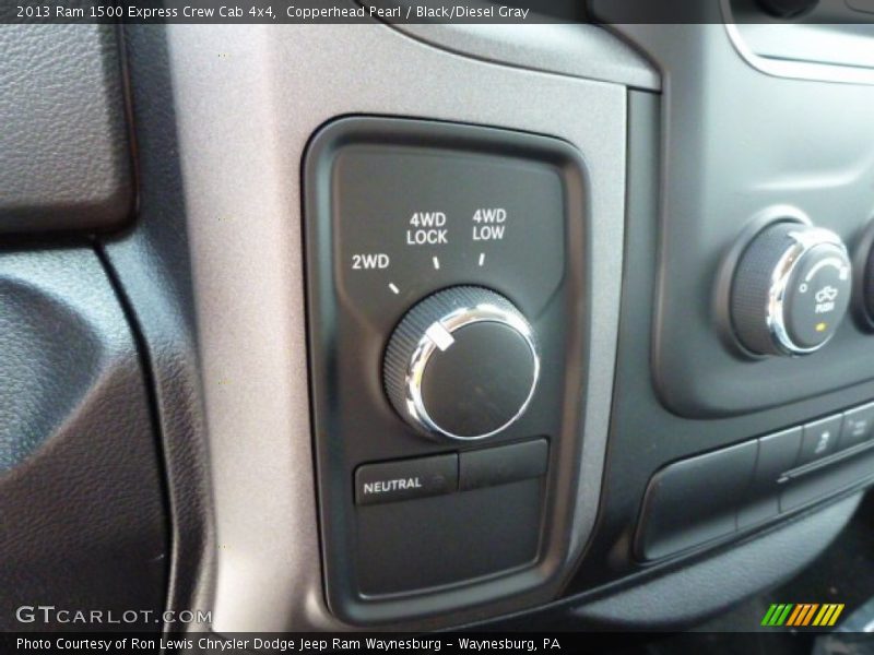 Copperhead Pearl / Black/Diesel Gray 2013 Ram 1500 Express Crew Cab 4x4