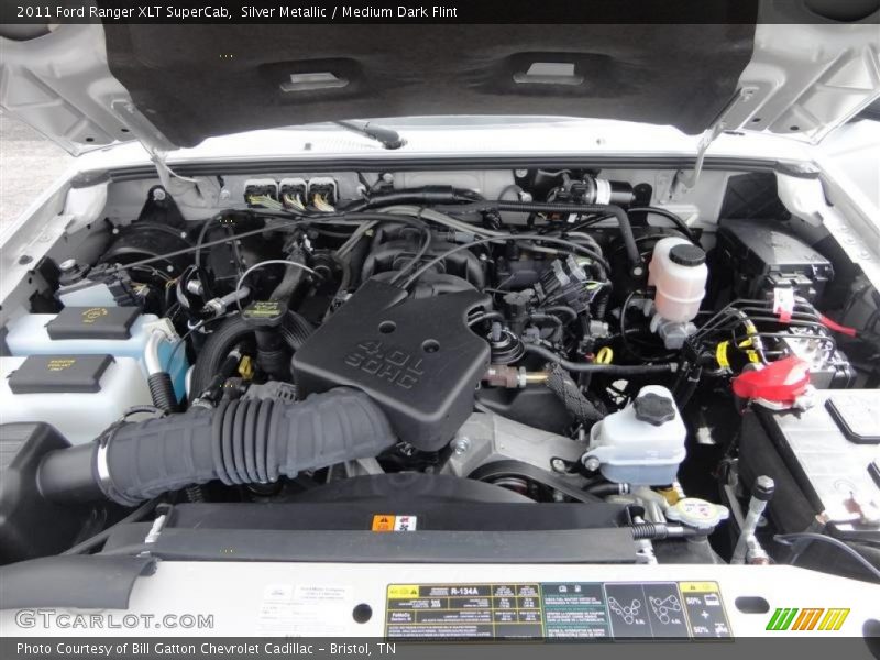 Silver Metallic / Medium Dark Flint 2011 Ford Ranger XLT SuperCab
