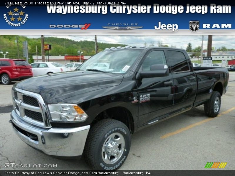 Black / Black/Diesel Gray 2013 Ram 2500 Tradesman Crew Cab 4x4