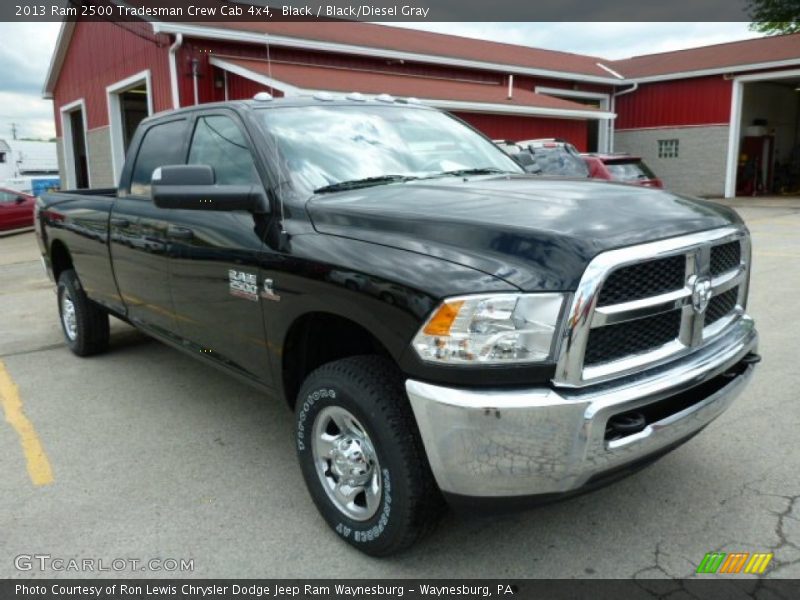 Black / Black/Diesel Gray 2013 Ram 2500 Tradesman Crew Cab 4x4