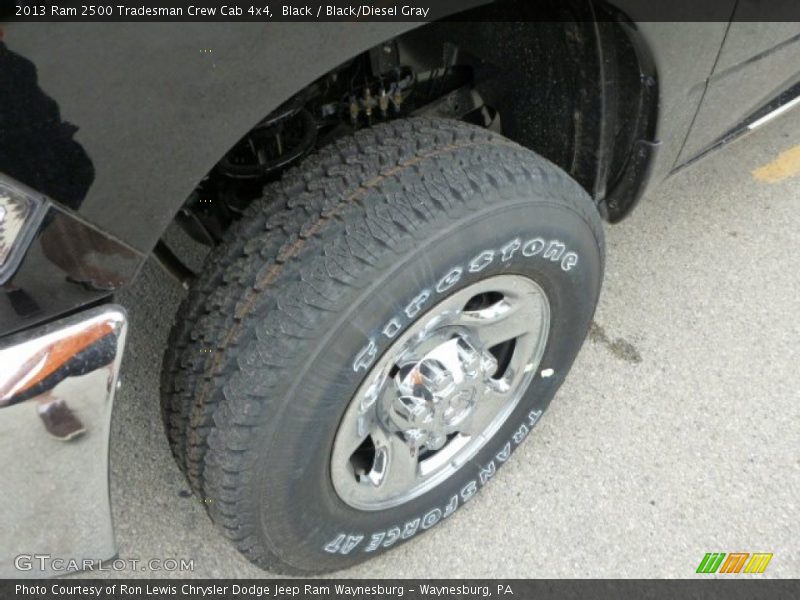 Black / Black/Diesel Gray 2013 Ram 2500 Tradesman Crew Cab 4x4