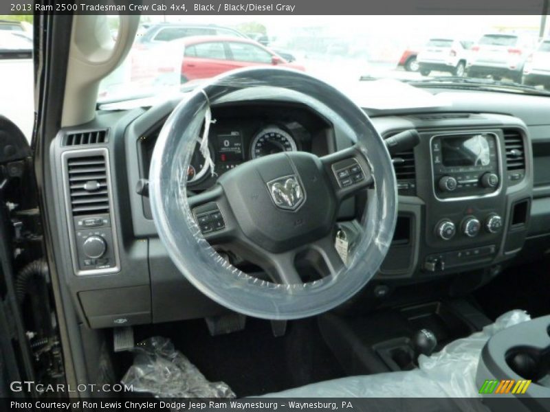Black / Black/Diesel Gray 2013 Ram 2500 Tradesman Crew Cab 4x4