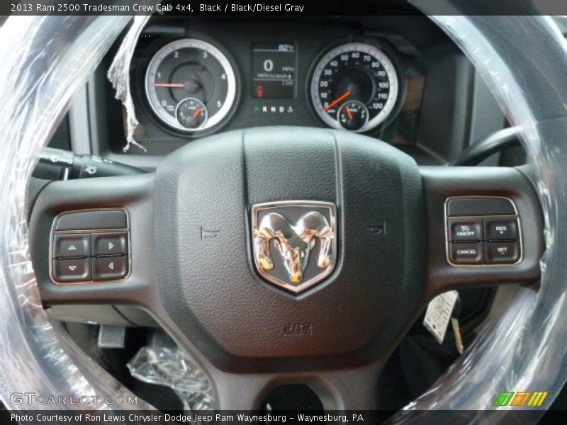 Black / Black/Diesel Gray 2013 Ram 2500 Tradesman Crew Cab 4x4