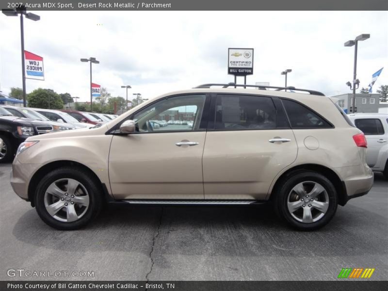 Desert Rock Metallic / Parchment 2007 Acura MDX Sport