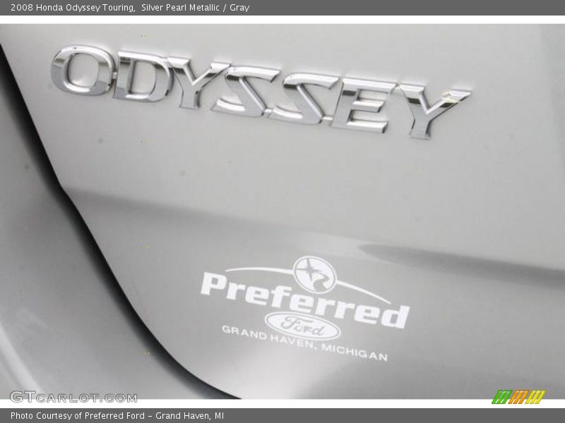 Silver Pearl Metallic / Gray 2008 Honda Odyssey Touring