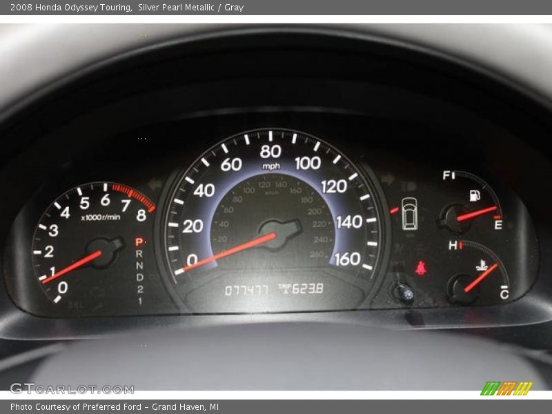 Silver Pearl Metallic / Gray 2008 Honda Odyssey Touring