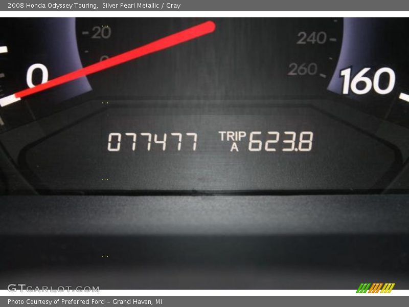 Silver Pearl Metallic / Gray 2008 Honda Odyssey Touring
