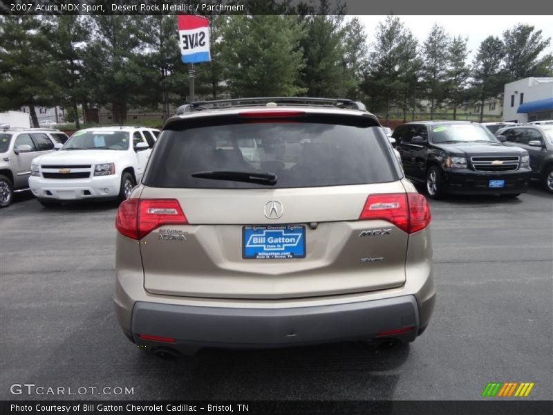 Desert Rock Metallic / Parchment 2007 Acura MDX Sport