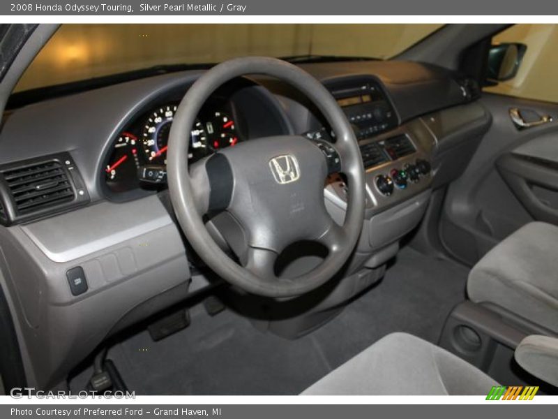 Silver Pearl Metallic / Gray 2008 Honda Odyssey Touring