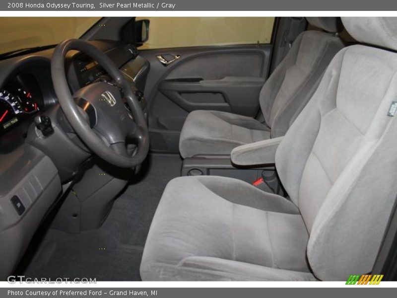 Silver Pearl Metallic / Gray 2008 Honda Odyssey Touring