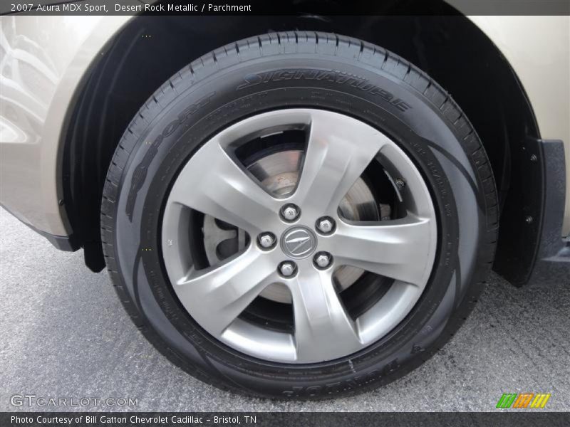 Desert Rock Metallic / Parchment 2007 Acura MDX Sport