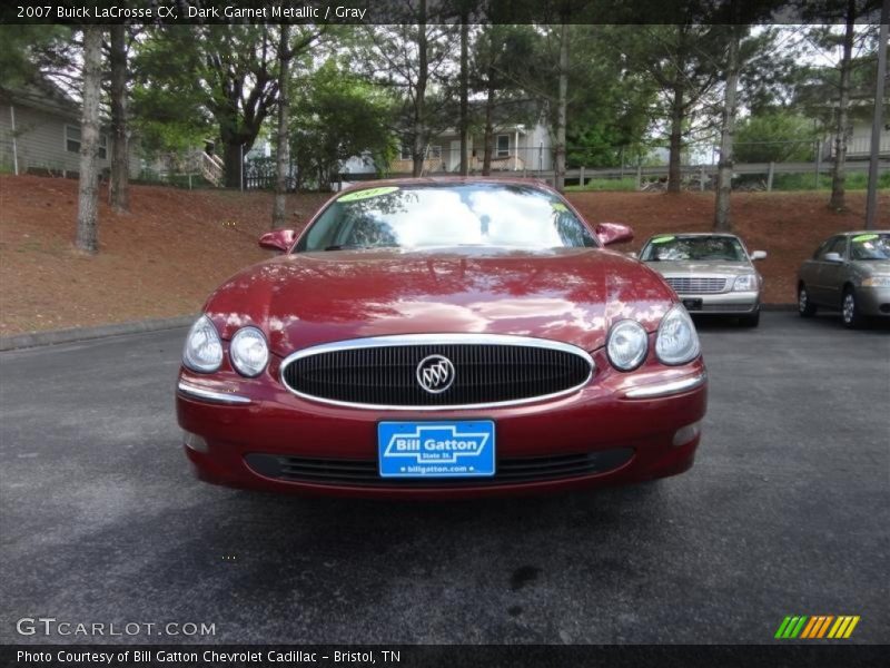 Dark Garnet Metallic / Gray 2007 Buick LaCrosse CX