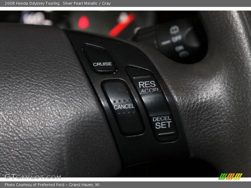 Silver Pearl Metallic / Gray 2008 Honda Odyssey Touring