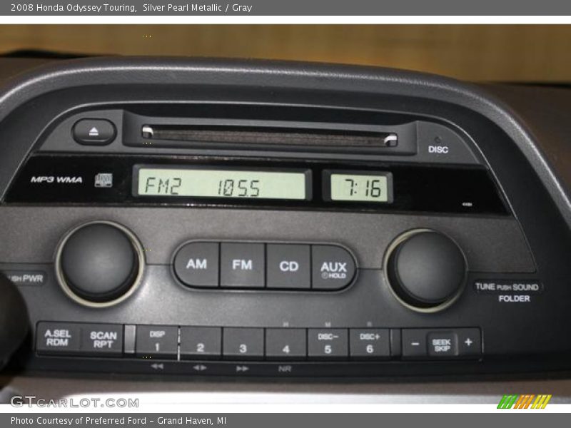 Silver Pearl Metallic / Gray 2008 Honda Odyssey Touring