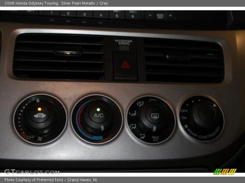 Silver Pearl Metallic / Gray 2008 Honda Odyssey Touring
