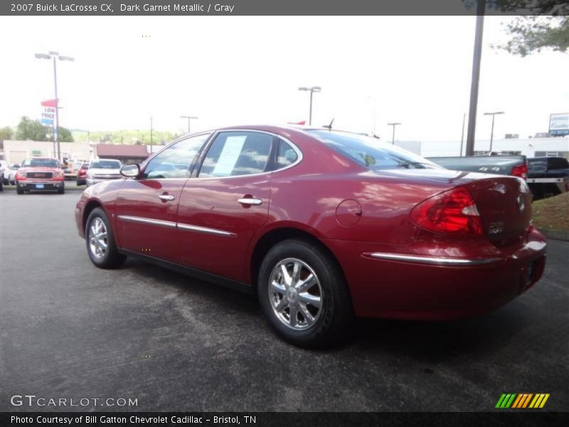 Dark Garnet Metallic / Gray 2007 Buick LaCrosse CX
