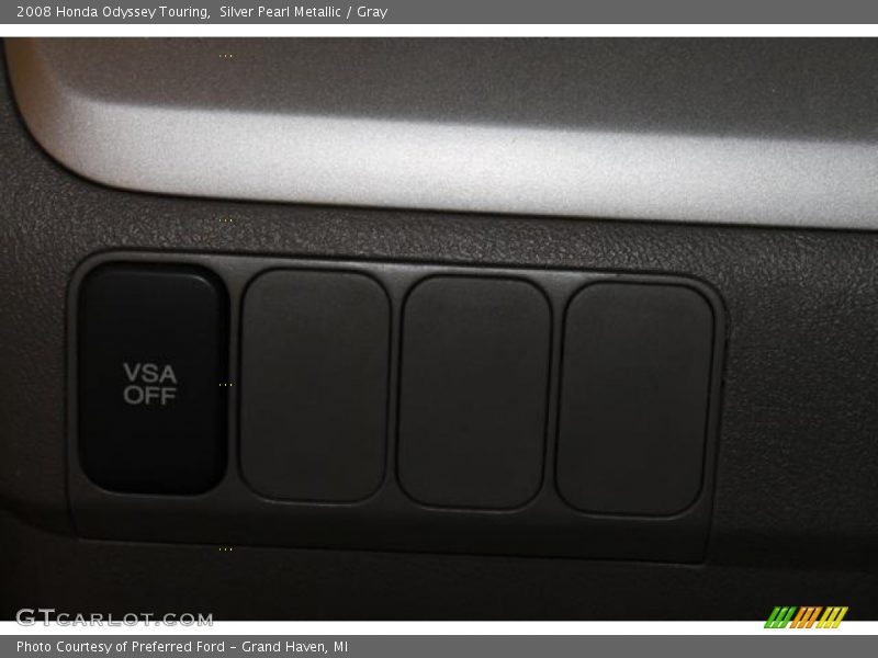 Silver Pearl Metallic / Gray 2008 Honda Odyssey Touring
